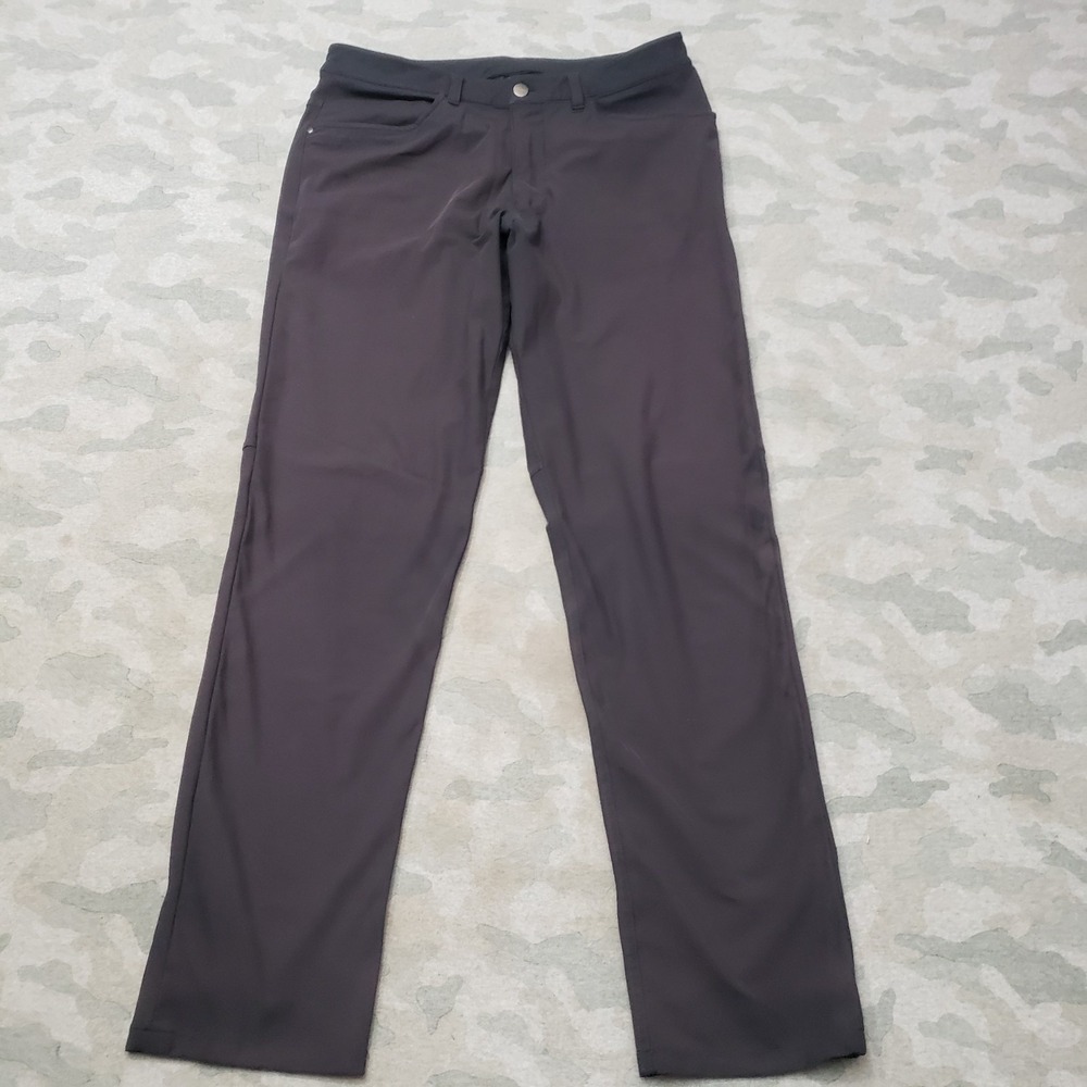 Lululemon Pants Mens 32 Gray ABC Classic Straight Leg Pockets